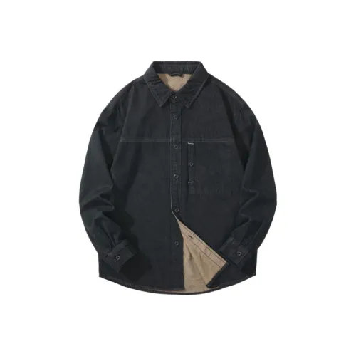 Xiyue Черные Мужские Рубашки