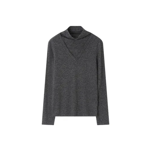 MOHANYIMEI Черный Серый Цвет Женский Трикотаж