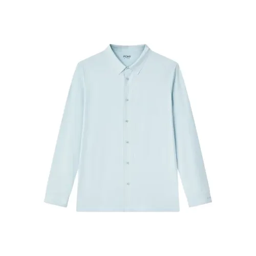 Pony Розовый Синий Мужская Рубашка