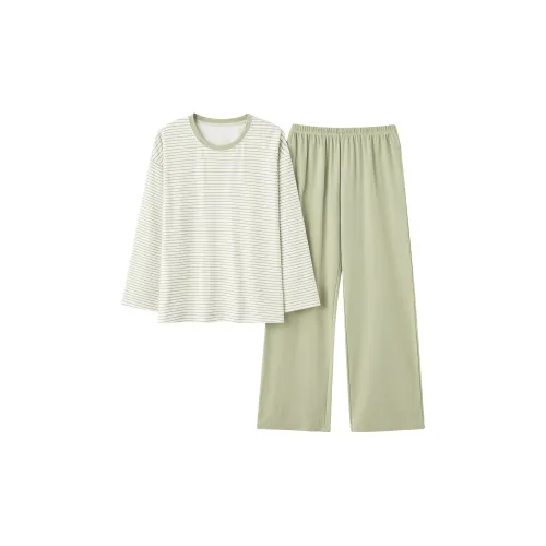 MADALLO Светло-зеленый женский пижамный комплект