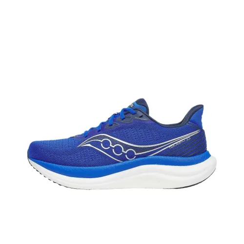 Saucony Triumph Victory 23 Дышащие Повседневные Беговые Кроссовки Мужские Синие