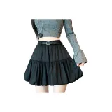 Черный с наполнителем штаны юбка