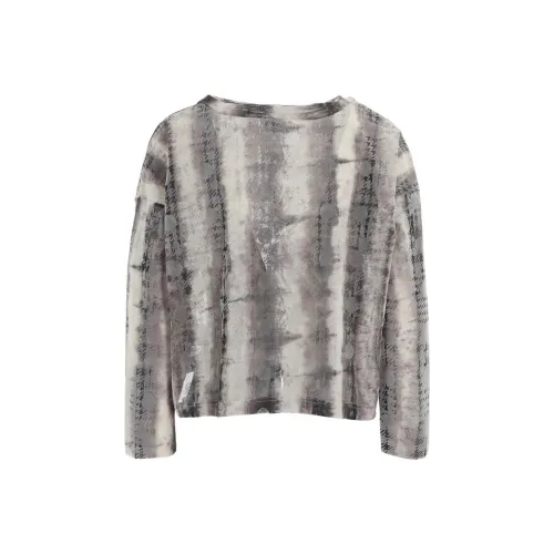 Yohji Yamamoto Айвори Женские T-рубашки