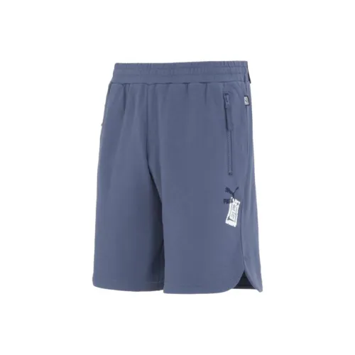 PUMA Blue Men's Casual Shorts PUMA Синий Мужские Повседневные Шорты