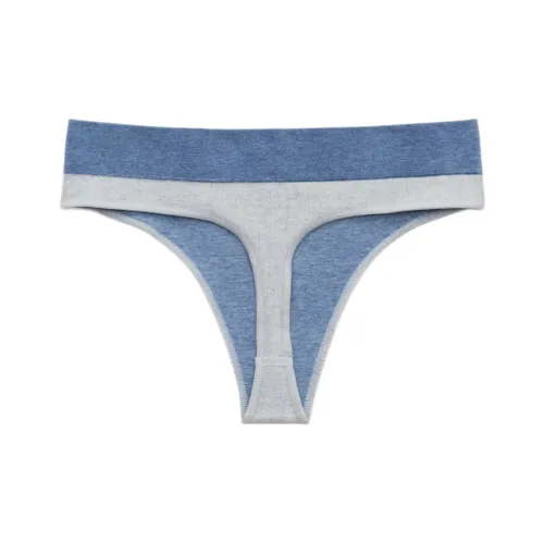 AMERICAN EAGLE Синий Серый Многоцветный Женский Стринг