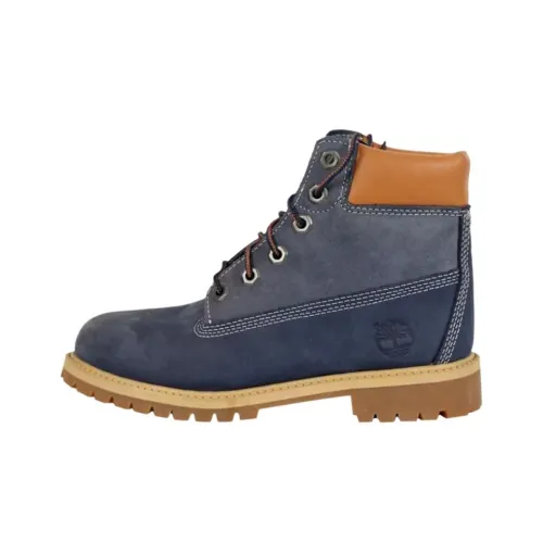 Timberland 6 Inch High Топ Детские ботинки Синий Подростки