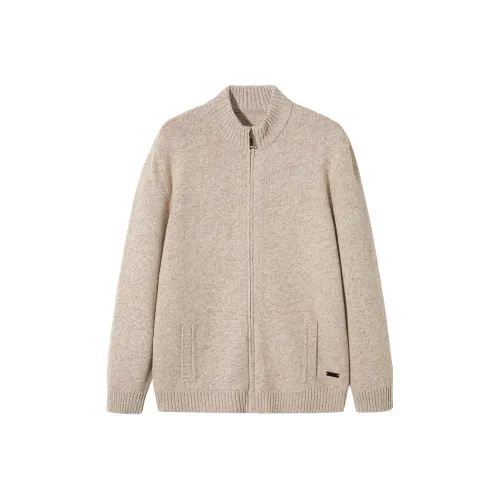 Osens Бежево‑цветочный CAMEL [100% овечья шерсть] Мужской трикотаж