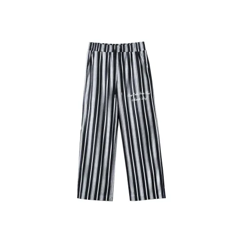 Muscle Dog Черный Абрикос Вертикальные полосы Мужские спортивные брюки