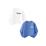 [Мальчики 100% хлопок Длинный рукав] Белый Nubi Установленный День + Джинсовый синий Горы Nubi