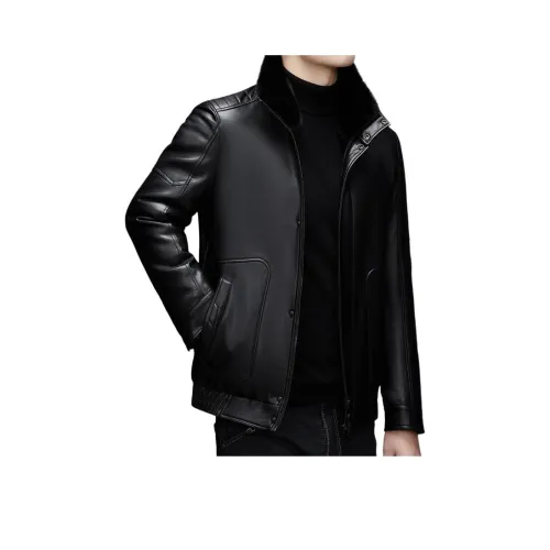 EMINU Мужские кожаные куртки