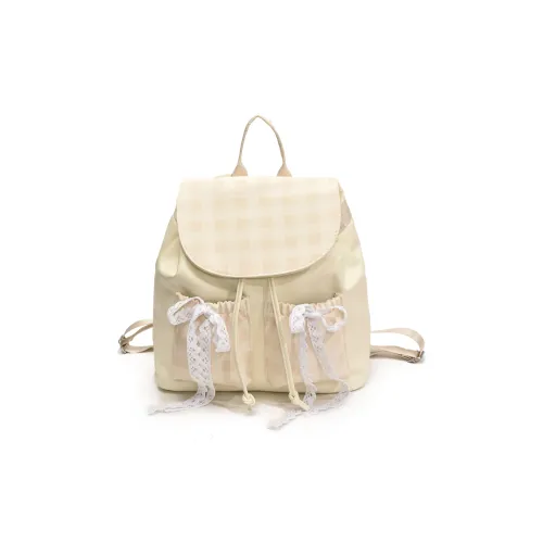 RIVMIND ПУ (полиуретан) Рюкзак Женский Белый Черный Желтый