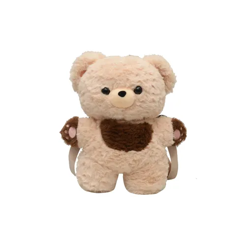 ORANGE BEAN Плюшевый рюкзак стандартный женский хаки