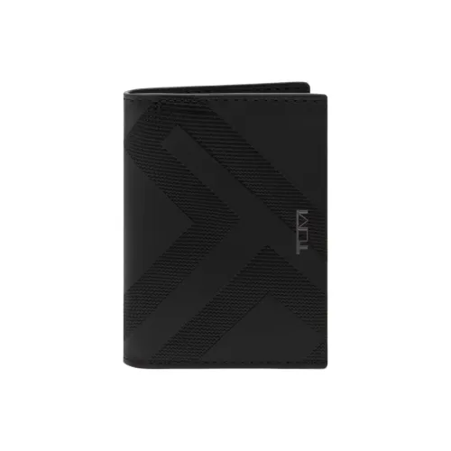 TUMI Кожа Держатель для карт Мужской Черный