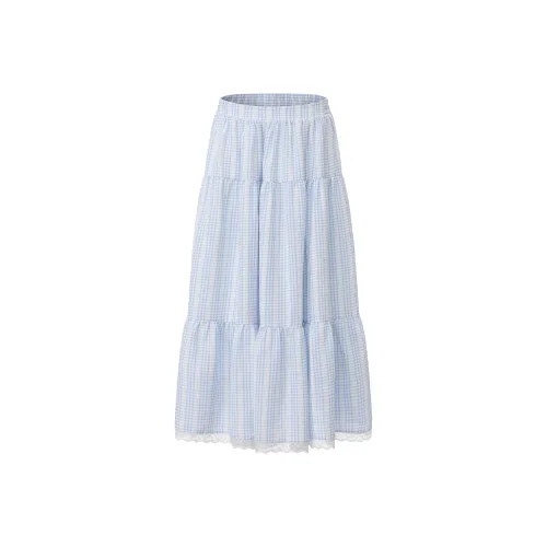 CHIWAWAMEME Повседневный длинный юбка женский