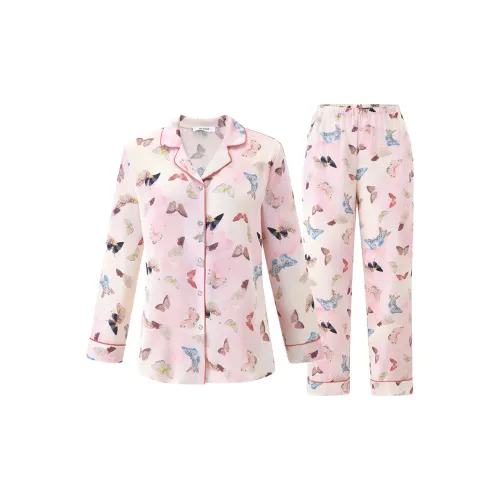 MY BODY Многоцветный Бабочка Женские Пижамные комплекты