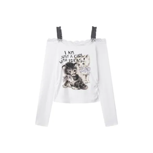 IUNOP Slim Fit Short Sleeve Hot Girl Top Women's