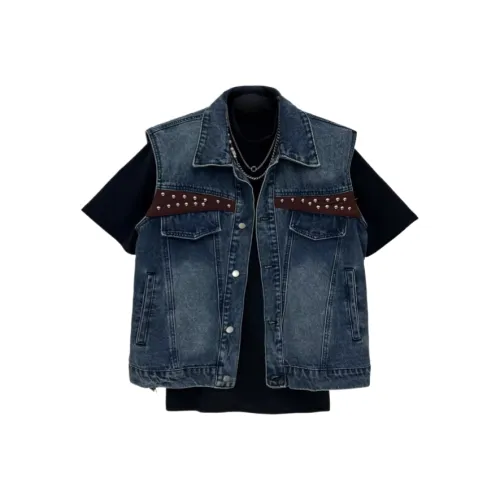 CAT'S PAW Синие Унисекс Жилеты