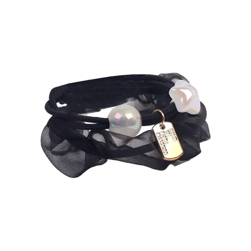 QIANFANGDAHUANGYE Ткань Резинка для волос Женская