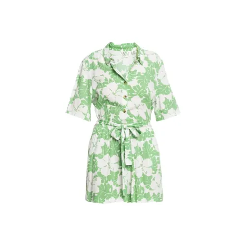 ROXY Белый Зеленый Женские Комбинезоны