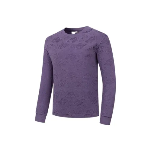 QIAODAN Чернила Cloud Purple Jordan White Мужские Свитшоты