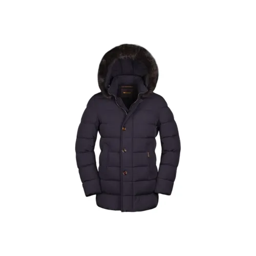 Moorer Темно-синие мужские куртки