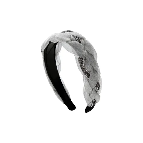 ROYALSASA Искусственный кристалл акрил прозрачная пряжа ободки для волос женские