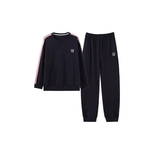 FENTENGCARE Черный мужской комплект пижам