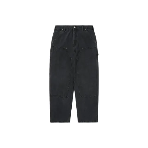 Thisisneverthat FW25 Denim Double Knee Pants Black Jeans Men's