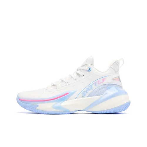 QIAODAN Покрытие Сцепление Легкий Дышащий Анти-Перекат Низкий Топ Баскетбольные Кроссовки Мужские Белый Синий