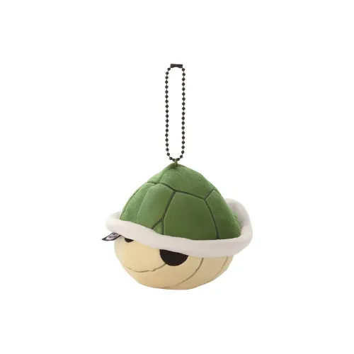 TAKARA TOMY Mario Racing Зеленая Оболочка Плюшевая Подвеска 10 см Высота