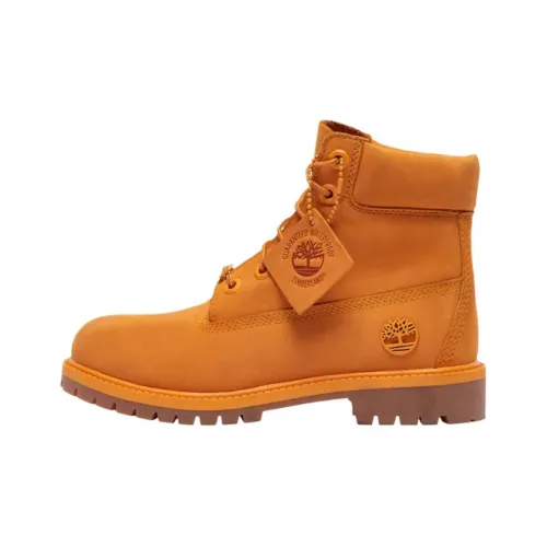 Timberland 6 Inch High Топ Детские ботинки Апельсин Подростки