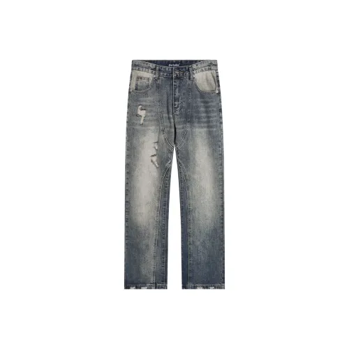 Xiyue Клуазонне синий Мужской Джинсы