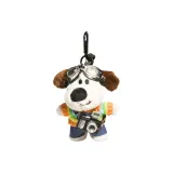 Радужный свитер - джинсы - собака (блестящий)