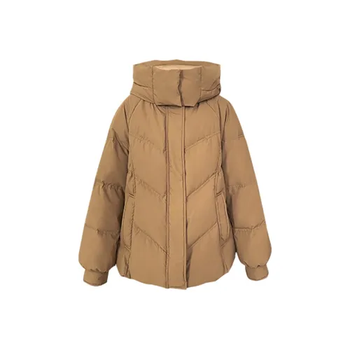 7 SEVFUN Хаки Женские пуховики