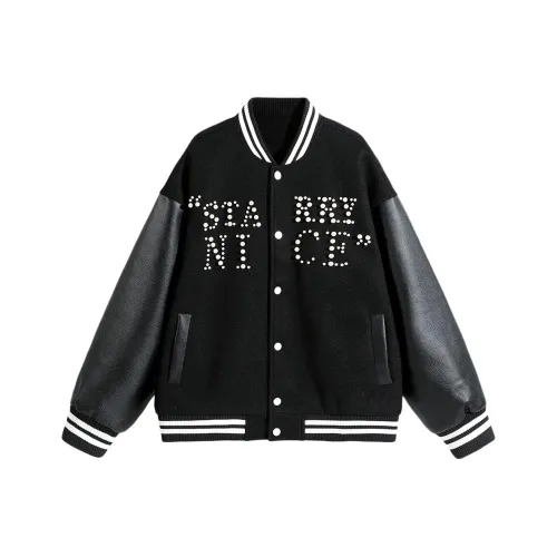 FRLMK Осенний Американский Жемчужный Дизайн Vintage Fashion Пара Бейсбольная куртка Унисекс