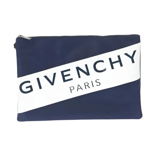 GIVENCHY Полиамид Клатч Экстра-большой Женский Синий