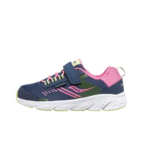 Saucony Wind Shield Low Топ Детские беговые кроссовки Синий Подростки