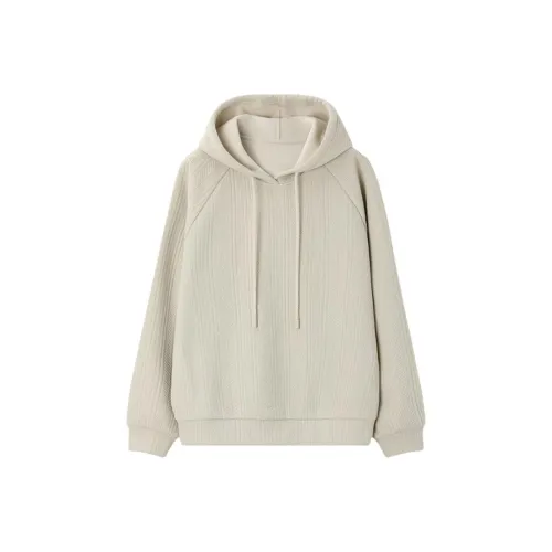 IHIMI Экрю Женские Свитшоты