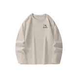 100% cotton, длинный рукав, песочный (Tb Driving, прохладный, собака, логотип на груди)