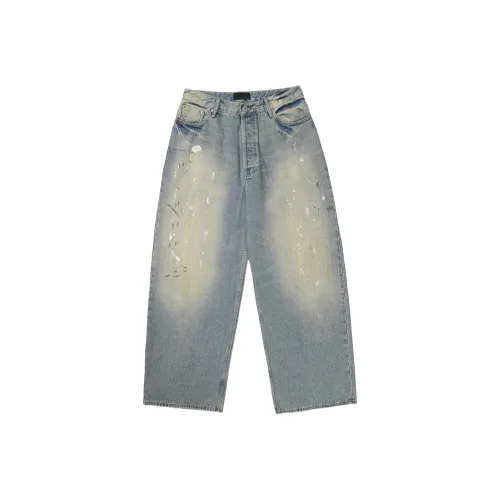 JIARONG Синий Унисекс Джинсы