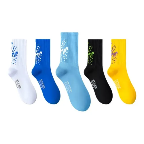 MIIOW Осенние и зимние носки Crew для мужчин упаковка из 5 пар