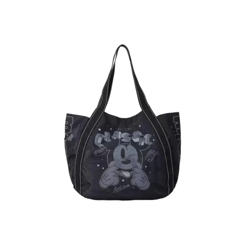 Disney Полиэстер Тоут Сумка Сумка для покупок Сумка Большая Унисекс Черная