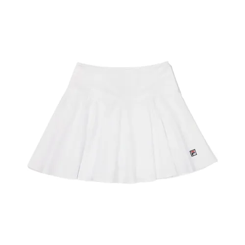 FILA Повседневные короткие юбки Женские Белые
