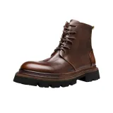 Коричневый с флисовой подкладкой