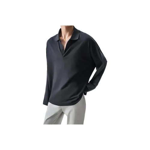 SEE ALSO Seagull Ожерелье-чокер Fine Spun Мерсеризованный хлопок V-образный вырез Базовая футболка Унисекс