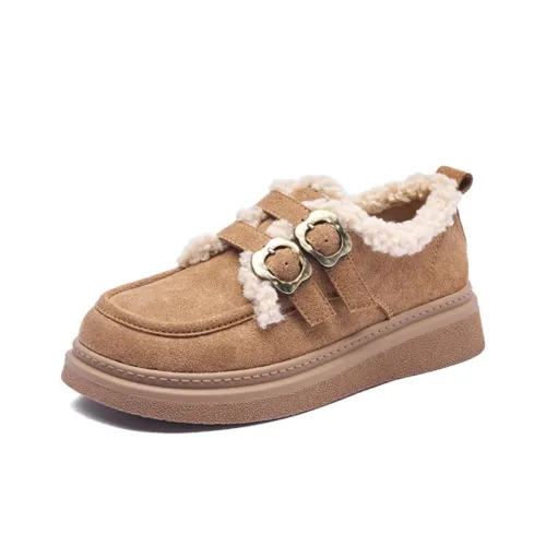 JOSINY Хлопок Обувь Низкий Верх CAMEL Женский