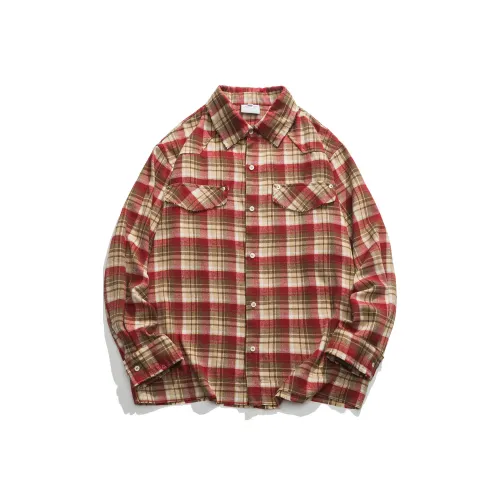 Ant Studio Red Unisex Shirts Ант Студио Красный Унисекс Рубашки