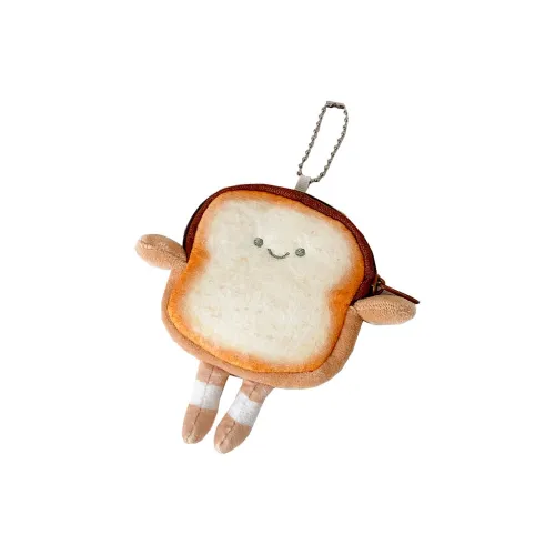 Lulu Candy Креативный Милый Тост Монета Кошелек Мягкая игрушка Брелок для сумки Мультяшная Еда Кукла Брелок для ключей Коробка для губной помады