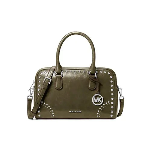 MICHAEL KORS ПУ (полиуретан) Полиэстер Сумка через плечо Сумка среднего размера Женская Оливково-зеленый