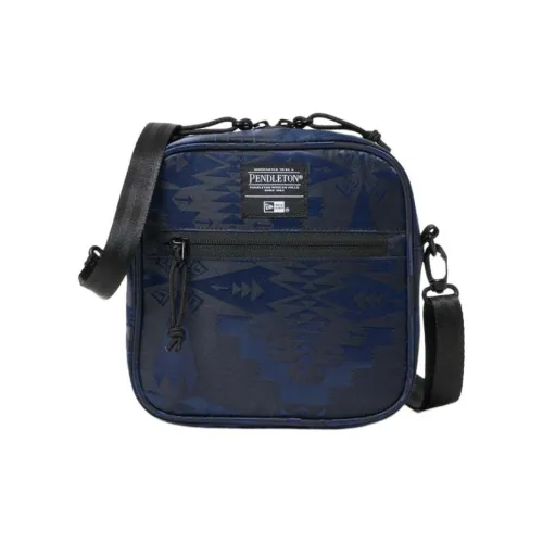New Era PENDLETON Коллаборация Полиэстер Кросс-боди Сумка Унисекс Морской Синий
